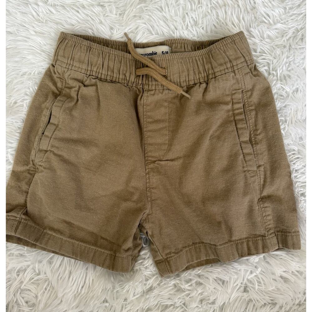 Abercrombie Kids Sz. 5/6 Soft Waist Khaki Shorts. Great Pair, *Nt Desc**